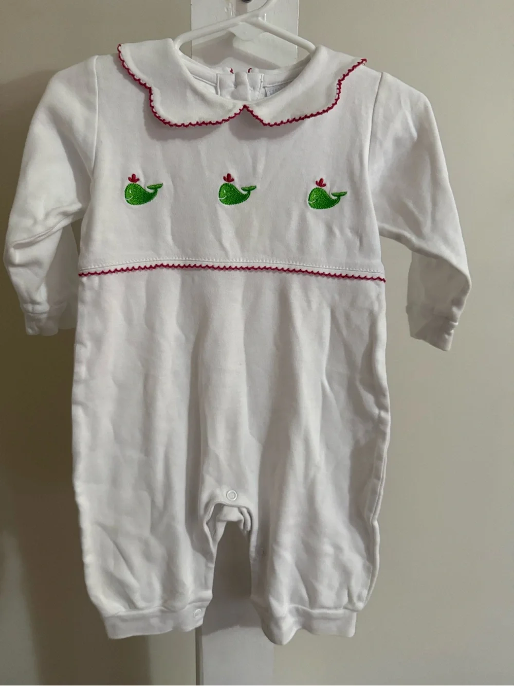 Little English Whale Romper